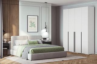 Шкаф распашной Лоренсе - 4 Белый