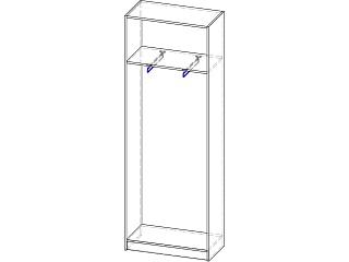 Шкаф распашной Грация - 4