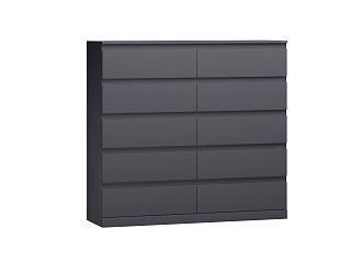Комод Мальм - 20 Графит