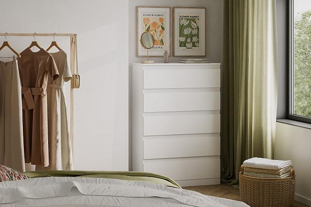 Комод Мальм - 19 Белый