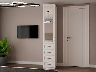 Шкаф распашной Стелла - 16 Белый