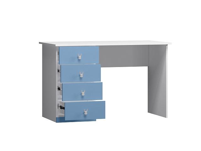 Письменный стол Банни - 2 МДФ Пастельно-Синий