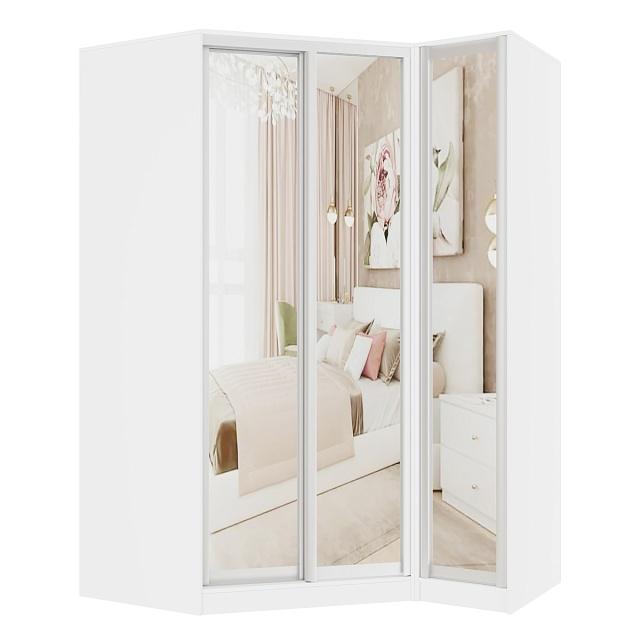 Шкаф-купе угловой Ромео - 2 Белый