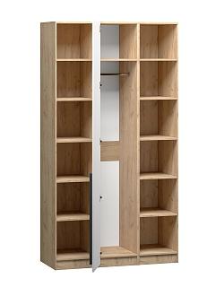 Шкаф распашной Хейсон - 29 Дуб Золотистый / Белый