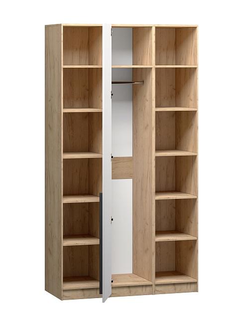 Шкаф распашной Хейсон - 29 Дуб Золотистый / Белый