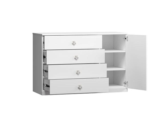 Комод Скарабей - 2 МДФ Белый