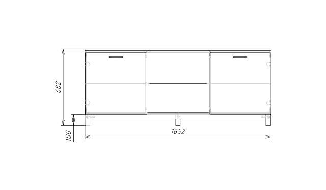 Тумба под ТВ Техас - 1 МДФ
