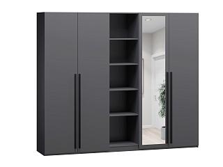 Шкаф распашной Лорена Пакс - 2.2 Графит