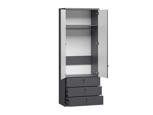 Шкаф распашной София РАХ - 11 МДФ Графит