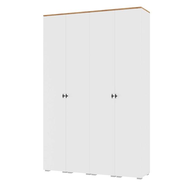 Шкаф распашной Квели - 4.1 Белый