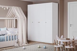 Шкаф распашной Стрекоза Mini - 4 Белый