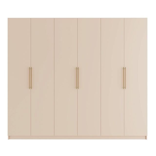 Шкаф распашной Калифорния - 6 Сатин