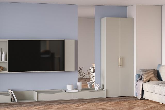 Шкаф распашной Мори-Хелена - 3 Кашемир