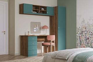 Антресоль Скарабей - 4 МДФ Аквамарин