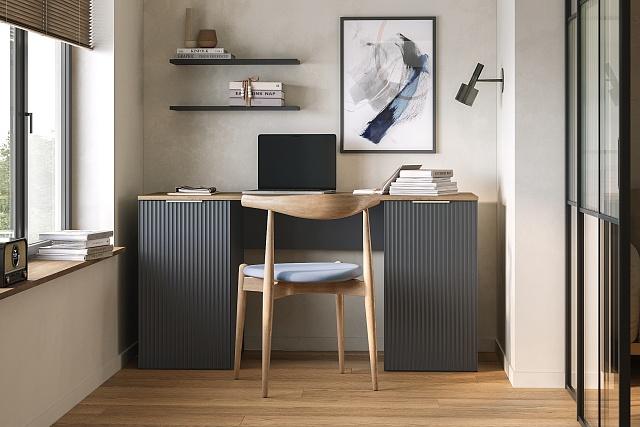 Письменный стол Салерно 3 Графит