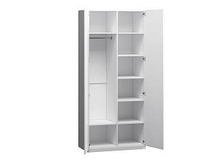 Шкаф распашной Скарабей Mini - 2 Белый