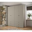 Шкаф распашной Люксор - 4.6 Кашемир