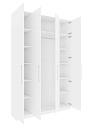 Шкаф распашной Калифорния - 4 с антресолью Белый