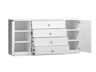 Комод Скарабей - 3 МДФ Белый