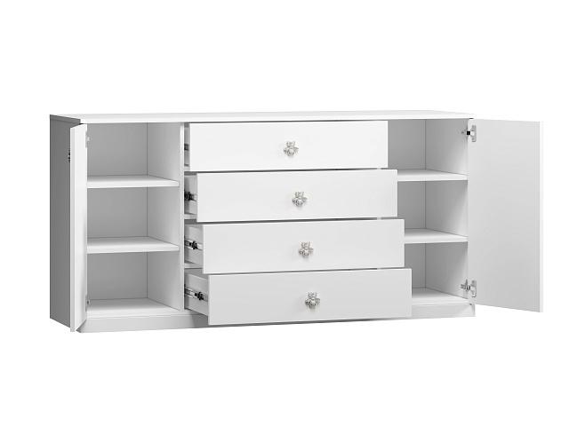 Комод Скарабей - 3 МДФ Белый