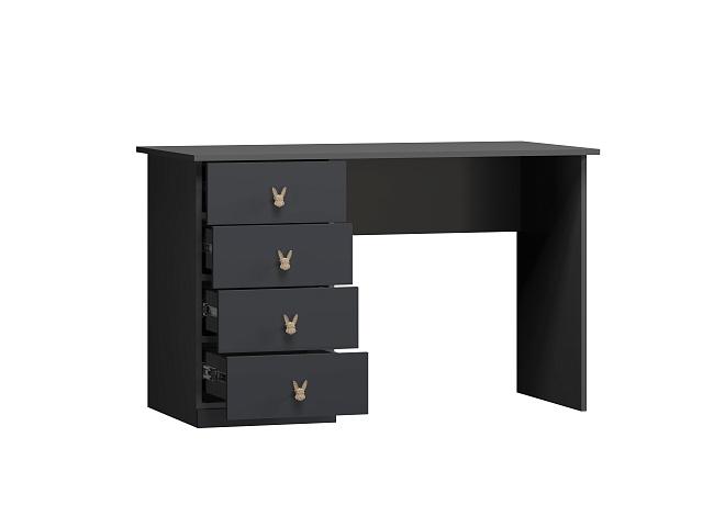 Письменный стол Банни - 2 МДФ Черный Агат