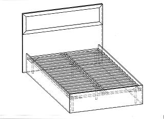 Кровать Квадро