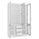 Книжный шкаф Альма - 17 Белый