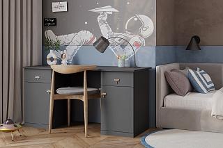 Письменный стол Стрекоза - 6 МДФ Графит