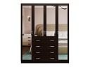 Шкаф распашной Стелла - 1 Венге