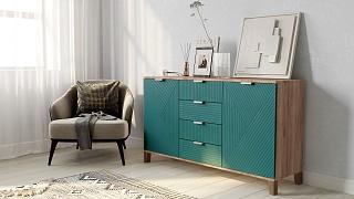 Комод Марвин Йорк - 25 Аквамарин