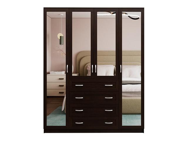 Шкаф распашной Стелла - 1 Венге