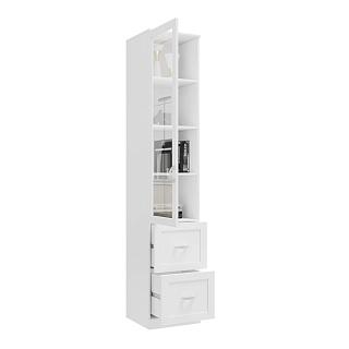 Книжный шкаф Библиограф - 1 №4 Белый