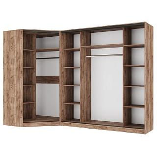 Шкаф-купе угловой Ромео - 4 Крафт Табачный