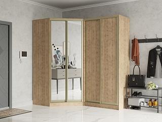 Шкаф-купе угловой Ромео - 3 Дуб Бунратти