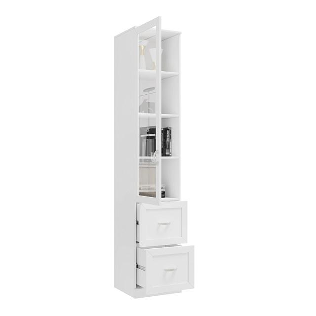 Книжный шкаф Библиограф - 1 №4 Белый