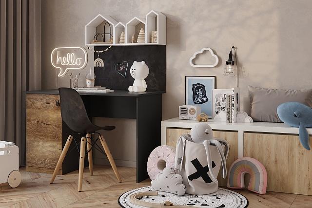 Письменный стол Банни - 3 МДФ Дуб Мореный