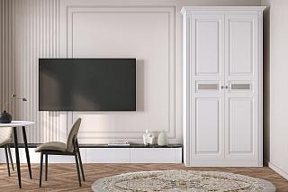 Шкаф распашной Классика Люкс - 5.2 МДФ