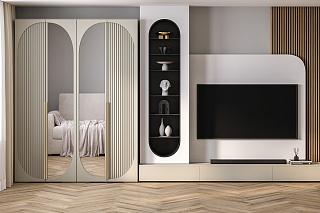 Шкаф распашной Брей - 2.1 Кашемир