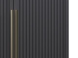 Шкаф распашной Рослин - 6.1 с антресолью Черный