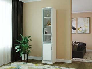 Книжный шкаф Альма - 3 Белый