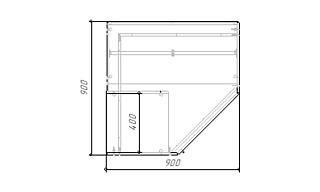 Шкаф угловой Лорена Пакс Кашемир