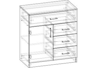 Комод Контраст - 5