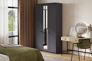 Шкаф распашной София РАХ - 6 МДФ Графит