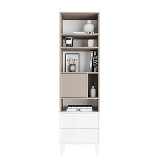 Стеллаж Скарлет - 2 Белый / Кашемир