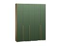 Шкаф распашной Лоренсе - 5 с антресолью Шарли Green