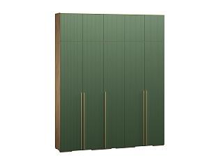 Шкаф распашной Лоренсе - 5 с антресолью Шарли Green