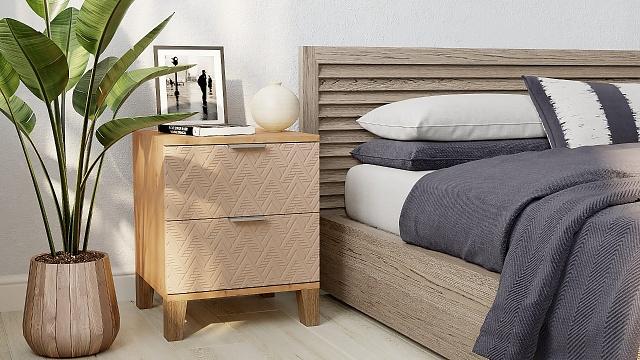 Тумба прикроватная Марвин Йорк Роза