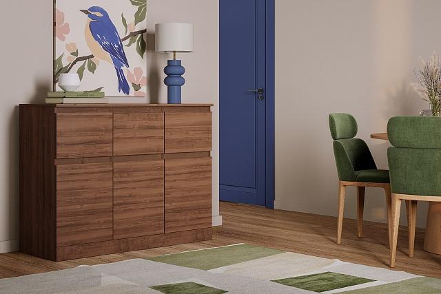 Комод Мальм - 24 Орех Экко