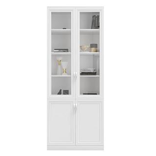 Книжный шкаф Библиограф - 2 №3 Белый