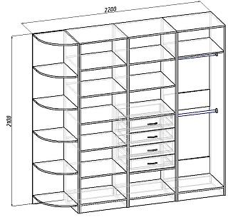 Гардеробная Alexa - 12